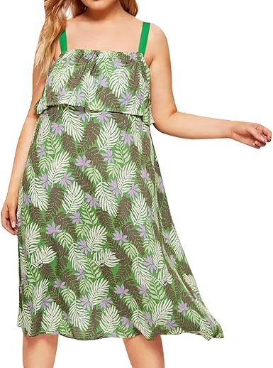 green sundress plus size