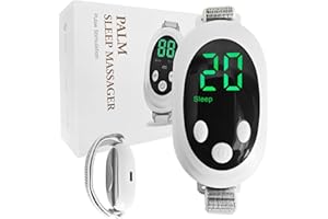 YAMEOME Handheld Sleep Aid Device, Sleep Assisted Low-Frequency Pulse Generator, Relief Anxiety Help Sleep, USB Rechargeable