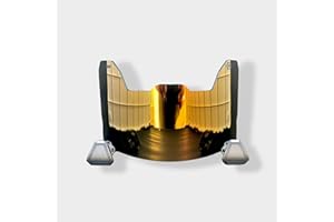 PRECISION SPORTS EQUIPMENT Precision Football Helmet Visor // Fits Kids, Youth & Adult Helmets // Eye Protection for Helmet and Facemask // Revo Tinted Visor