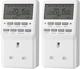 HBN 7 Day Digital Timer with Countdown 20 On/Off Weekly Settings 13A