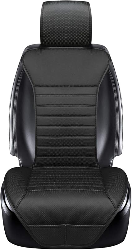 Edealyn 2pcs Driver And Passenger Seat Cover Pu Leather Seat Covers Universal Car Seat Covers Front Seat Protector Covers Fit Most Sedans Truck Suv 2 Pcs Black Amazon Co Uk Kitchen Home