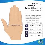 Farla Medical MediHands Nitrile Gloves X Large Blue Heavy Duty 100 Pack view 3