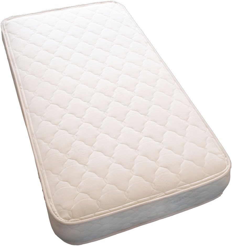 Lifekind Certified Organic Crib Mattress, GOTS-Certified Organic Cotton and Wool Cover with GOLS-Certified Organic Natural Rubber Latex Core - Two-Sided, Made in USA