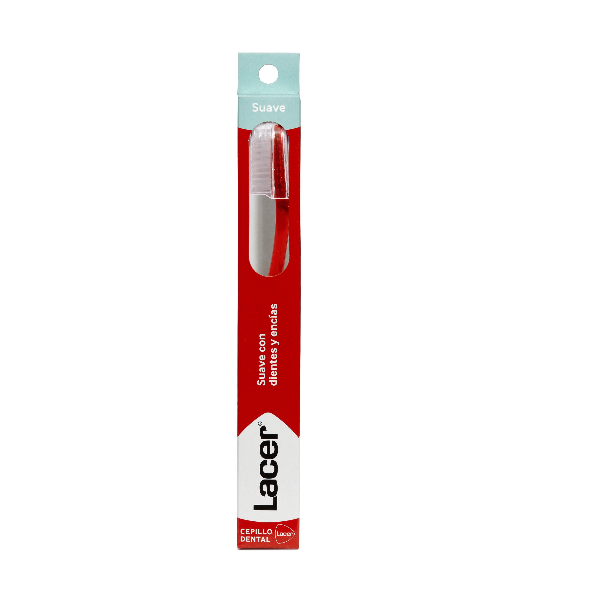 LACER - Soft Toothbrush, Ideal for Delicate Gums, Soft Bristles, Tynex Filaments, Maximum Efficacy, Removes Bacterial Plaque, for Daily Oral Hygiene