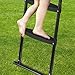 Gardenature Trampoline Ladder, 3-Steps with Horizontal Wide Steps,Universal Hook,Trampoline Stairs, Trampoline Accessories for Kids,Black