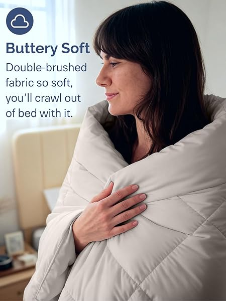 CAL KING SIZE, LIGHT GRAY ALTERNATIVE DOWN COMFORTER – WARM, LIGHTWEIGHT & BREATHABLE HOTEL QUALITY BEDDING SET FOR MEN, WOMEN, KIDS AND TEENS – ALL SEASON COOLING MICROFIBER DUVET INSERT COMFORTER