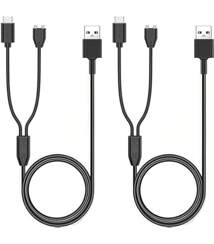 2 Stück Ladekabel Für Delupet/Yawpet Hundehalsband – 2-in-1 Magnetisches USB-Ladegerät