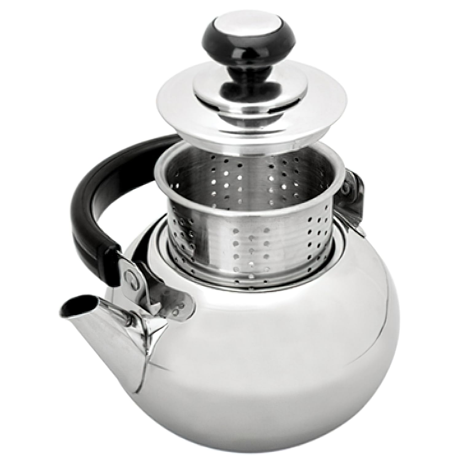 IBILI Pava Coffee Moka Pot with Prisma Filter, 0.8 Litres, 18/10 Stainless Steel, Induction Safe — image 1