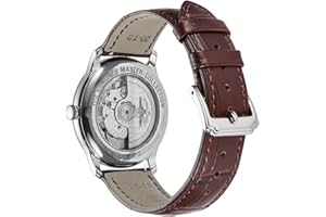 FAGWIG Genuine Leather Alligator Grain Watch Band Women Men Quick Release Bands Vintage Classic Wristbands Replacement Strap for 18mm 19mm 20mm 21mm 22mm 24mm