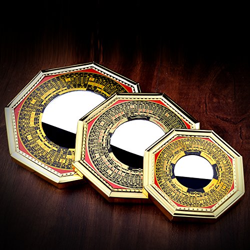 better us Chinese Feng Shui Concave Bagua Mirror (middle)