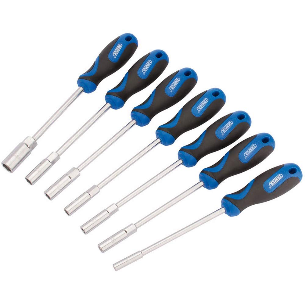 Draper 63510 5-13 mm Nut Spinner 7 Piece Set , Blue