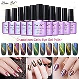 24pcs 3D Cat Eye Chameloen Color Changing Gel Nail Polish Collection Soak off UV LED Varnish Nail Starter Kit Beau Gel 10ml