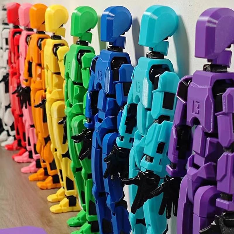 2025 New Assembly Completed-Titan 13 Action Figure,Dummy Robot 13 Action Figures Set,3D Printed Multi-Jointed Action Figures,Nova 13 Action Figure for Collectors Desktop Decorations (9pcs)