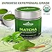 Matcha Green Tea Powder | Organic Ceremonial Grade Japanese First Harvest Matcha | Antioxidant Rich, Energizing and Versatile Powder for Tea, Baking, Smoothies, Lattes (Ceremonial Matcha 1 oz)
