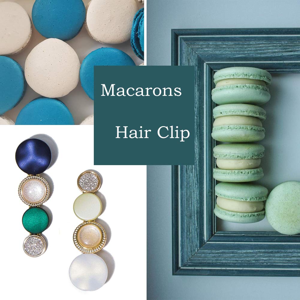 20 Pcs Macaron Hair Clips for Women Acrylic Pearl Hair Clip Handmade Pearl Hair Pins Gifts for Girls Hair Barettes for Women Fashion Hair Accessories for Party Wedding : Beauty