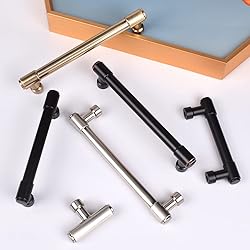khtumeware Matte Black Cabinet Pulls - Center to