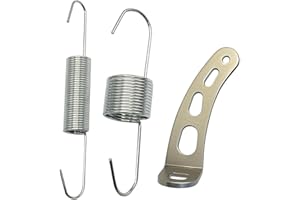 MJNAUY Throttle Return Spring kit 4708 Stainless Steel Spring Bracket and 4700 Carburetor Spring - Durable Metal Throttle System Replacement Parts (Silver 1 Pack)