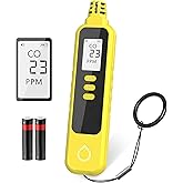 Carbon Monoxide Detectors, Portable CO Detector Battery Powered, Handheld Carbon Monoxide Monitor Alarm Detector with LCD Display for Home/Outdoor/Travel