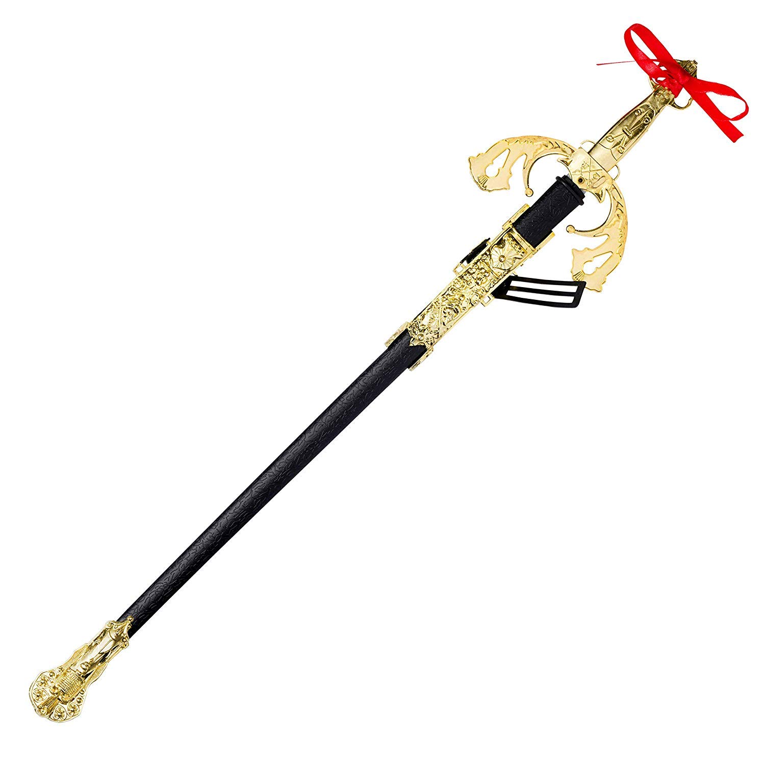 Dress Up America Toy Sword - Graceful Gold Sword - Costume Sword and sleeve for children and adults
