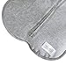Woombie Convertible Swaddle Blanket with Vent, Twilight/Heathered Gray, 14-19 Pound