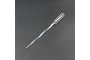 100 Pcs 137mm Plastic Pasteur Pipettes Graduated Disposable Clear