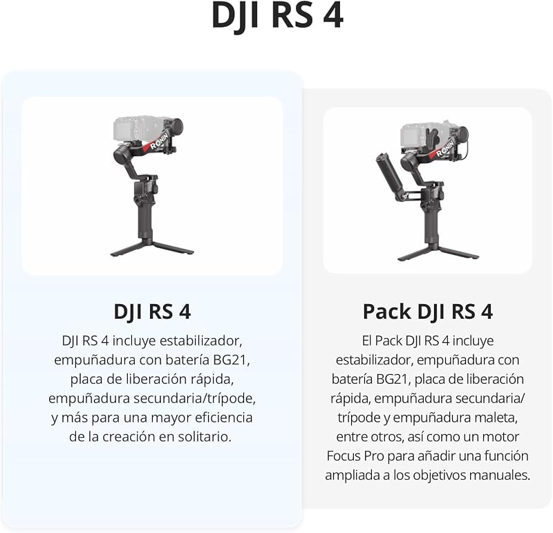 RS 4, Estabilizador de Câmara, Canon/Sony/Nikon/Fujifilm
