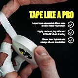 SPORTTAPE Zinc Oxide Finger Tape White 1.25cm x 10m Box of 24 Rolls view 6