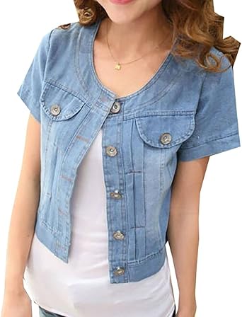 ladies blue jean jacket