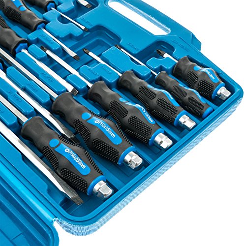 Satra S-S12PC Schraubendreher-Satz 12-tlg. Schraubenzieher-Set Kreuzschlitz Kreuz-Schlitz – Bild 5