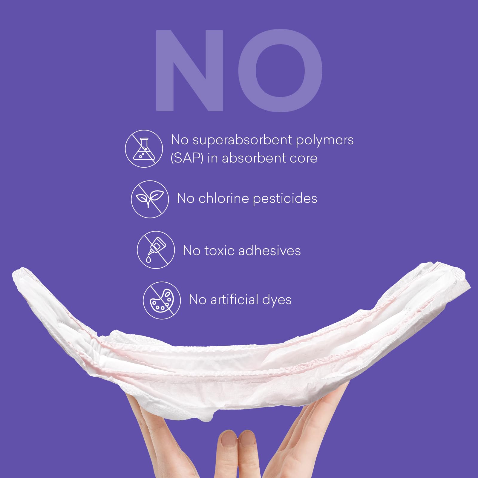 PurComfy 24 Count Premium Postpartum Pads with Wings, Large Maximum Absorbency Postpartum Maternity Pads Ultra Soft Heavy Flow Secure Leak Protection After Birth