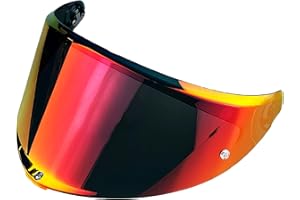 StableNeino AGV K6 S Visor Compatible with AGV K6/K6S (Deep Gold Red)