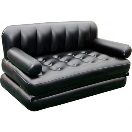WESTTURN 5 IN 1 AIR SOFA with Electric Pump (Black)