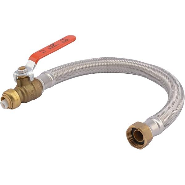 SharkBite U3068FLEX18BVLF Flexible Water Heater Connectors, 1/2-Inch by  3/4-Inch by 18-Inch Length, Pipe Fittings - Amazon Canada