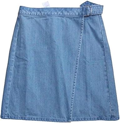 jean wrap skirt