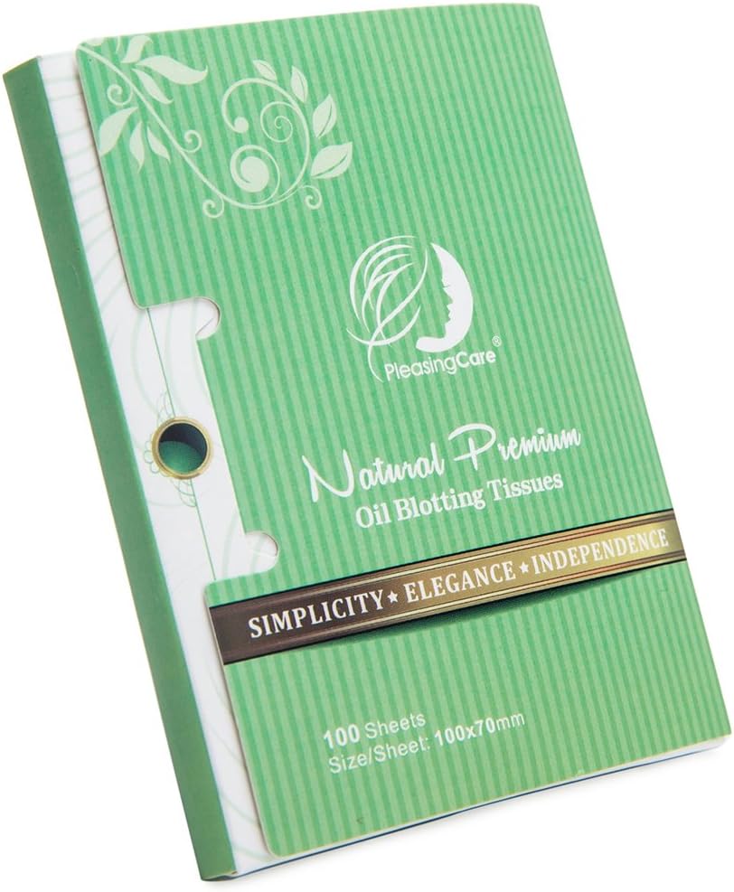 Natural Green Tea Oil Absorbing Tissues, 200 Counts in 2 Pack, Premium Face Oil Blotting Paper, Take 1 Piece Each Time Design - Image 3