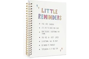 Wheatwin Inspirational Motivational Gifts for Women Girls Students Teachers, Little Reminders Notebook Journal, Mental Health Journal, Employee Appreciation Gifts 5.5x8.3