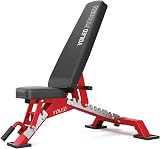 YOLEO Adjustable Weight Bench Commercial Decline/Flat/Incline 90 Positions view 1
