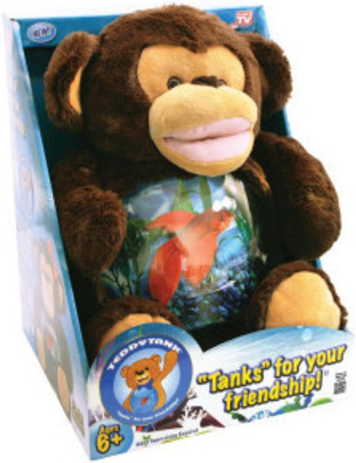 stuffed animal fish tank