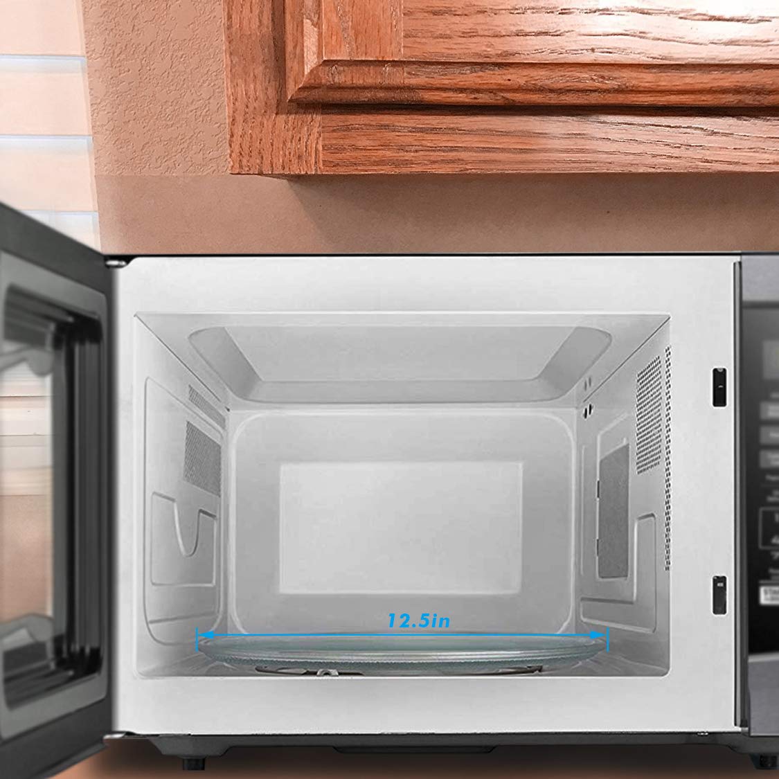 Amazon.com: Plato giratorio de cristal para microondas de ...