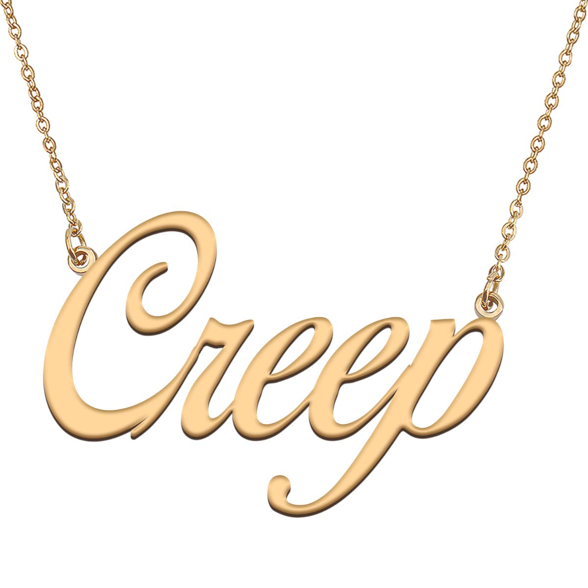 HUAN XUN Customized Custom Simple Any Name Necklace