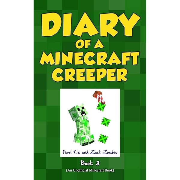 Diary of a Minecraft Creeper 3 book set Creepers Life , Silent But