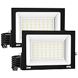 Zelvia LED Flood Lights Outdoor-50W 5000lm Super