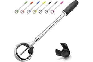 PROWITHLIN Golf Ball Retriever, Golf Ball Retrievers Telescopic for Water with Spring Release-Ready Head, Balls Retriever Tool Golf with Locking Clip, Grabber Tool, Golf Accessories Golf Gift for Men