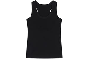 Juephe Soft Undershirt Tank Top Cotton Undershirt Sleeveless Shirts for Kids Girls Or Boys