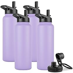 DOMICARE 40 oz Insulated Water Bottle Bulk, Vacuum