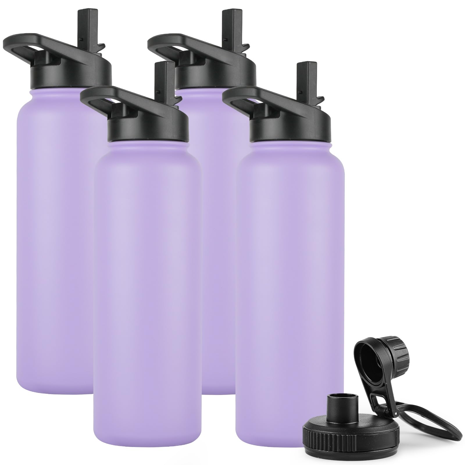 DOMICARE 40 oz Insulated Water Bottle Bulk, Vacuum