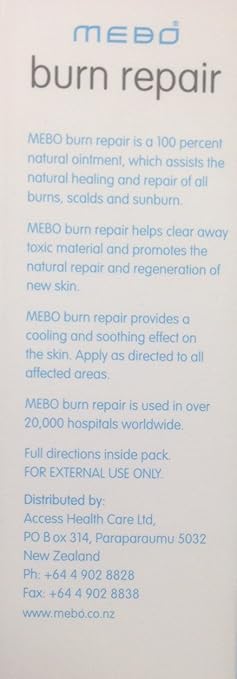 Mebo Reparation De Brulures 40g Amazon Fr Hygiasne Et Soins Du Corps