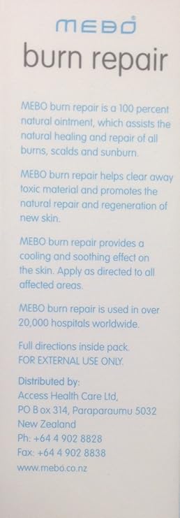 Mebo Reparation De Brulures 40g Amazon Fr Hygiasne Et Soins Du Corps