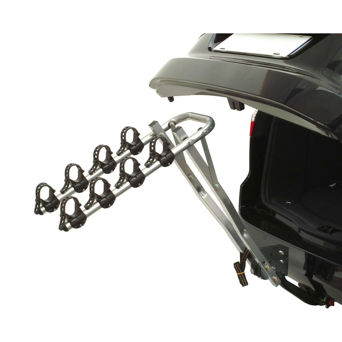 ETC ERR027 Deluxe 4-Bike Car Rack - Silver