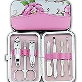 Buytra 7pcs Manicure&Pedicure Set Nail Clippers Scissors Grooming Kit